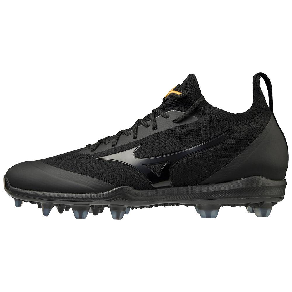 Zapatos Para Beisbol Mizuno Pro Dominant TPU Knit Molded Para Hombre Negros 6384107-IZ